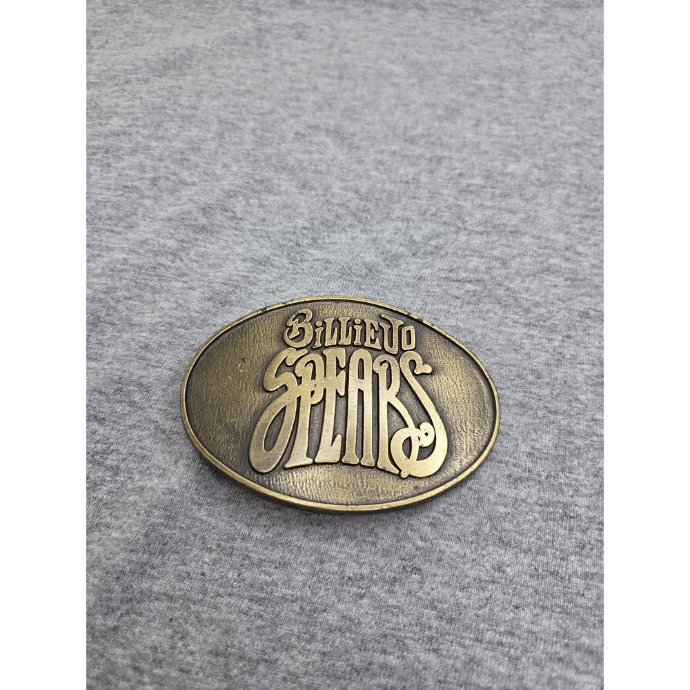Billie Jo Spears Country Music Singer Brass Belt Buckle